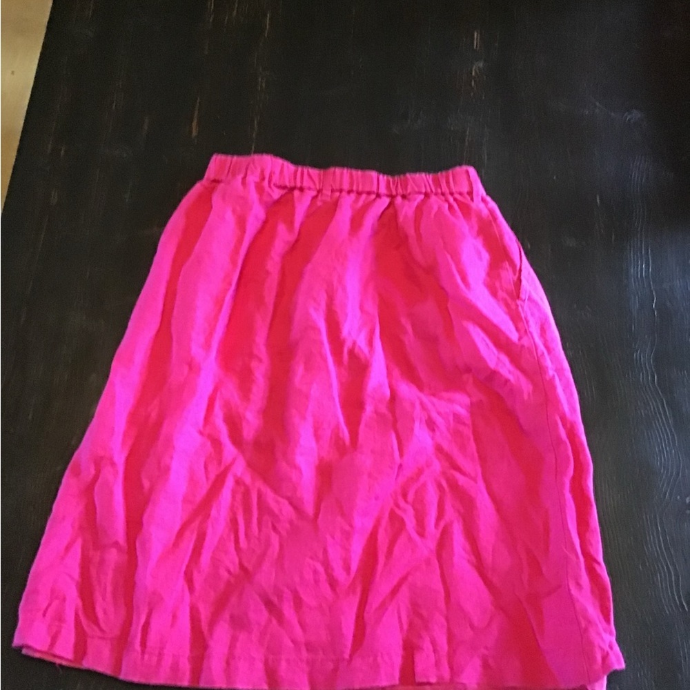 J. Crew pink a-line skirt